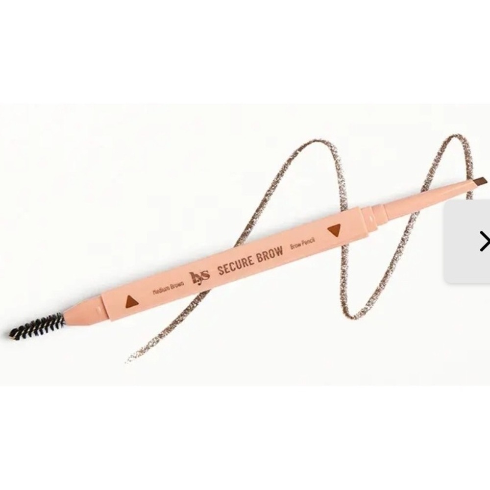 LYS Beauty Secure Brow Eyebrow Pencil~Medium Brown~Full Size 0.003 oz/0.08g
